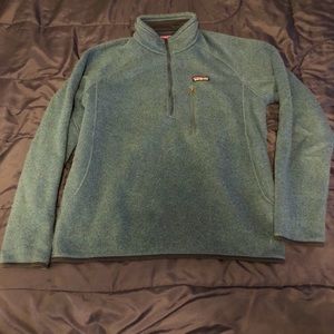 Patagonia Quarter Zip Pullover Men’s Sz M Fleece Sweater